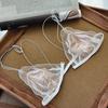 Lace Embroidery Front Buckle Triangle Bra: Wireless, Comfortable, and Sexy