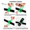 Bike Cable Management 5Pcs Flashlight Mount Silicone Straps High Elastic Reusable Flexible Vibrant Color Versatile Use Bicycle Bands Light Strap
