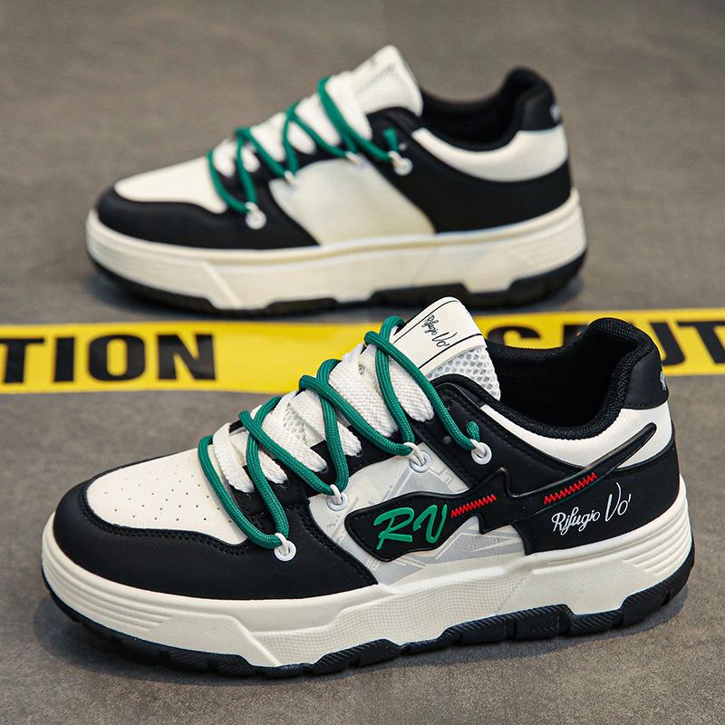 

Мода 2024 Новая мужская повседневная обувь Качественная обувь из ПУ кожи для мужчин На шнуровке Дышащие Модные лоферы Осенние балетки Кроссовки для мужчин 39