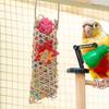 Juguetes para Pájaros Loros Periquitos Forrajeo Trituradora de Papel Juguetes Coloridos Cuerda Perca Columpio Papel Accesorios Jaula Soporte Para