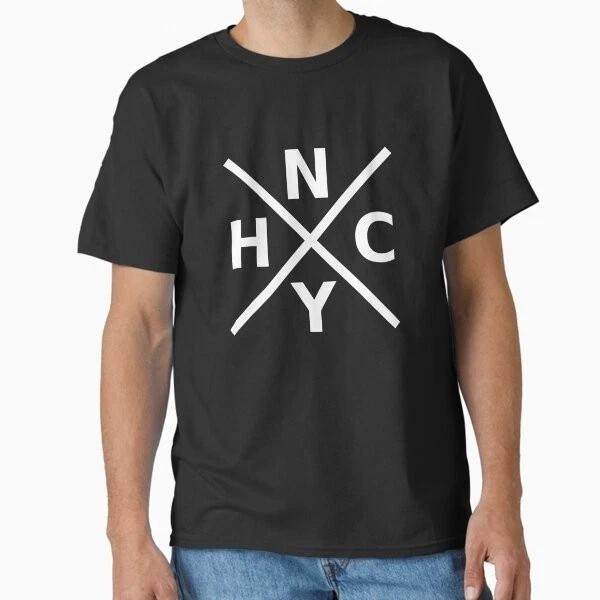 Nyhc New York Hardcore Logo White Font Essenti Made In UsaAus TShirt S2xl S