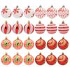 6/12pcs Delicate Christmas Tree Pendant 6cm Hanging Ornament DIY Supplies Christmas Ball  Holiday