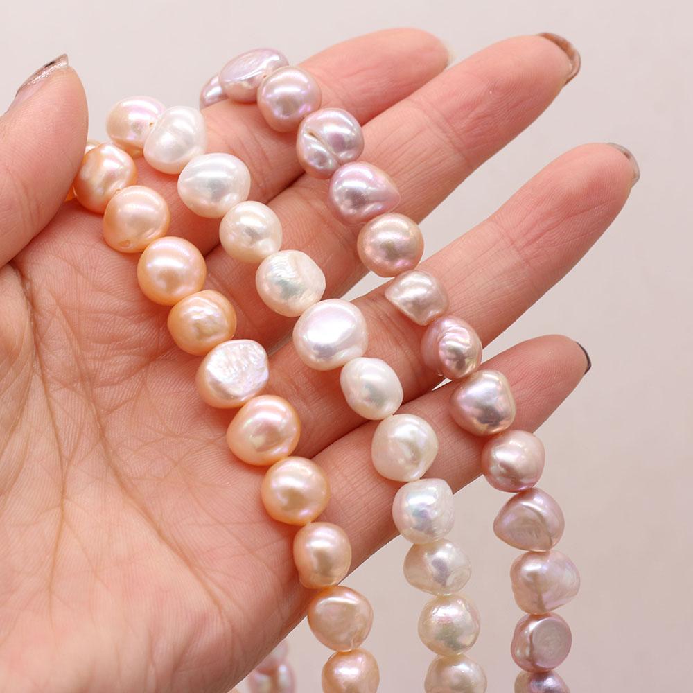 1String, Nugget Pearls, 10–11 Mm, Boho Natural Freshwater Pearl Beads, for DIY Necklaces, Bracelets, Anklets, Jewelry Making, 36cm