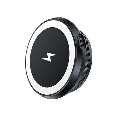 Wireless Inductive Charger with Cooling System, Dark Gray
