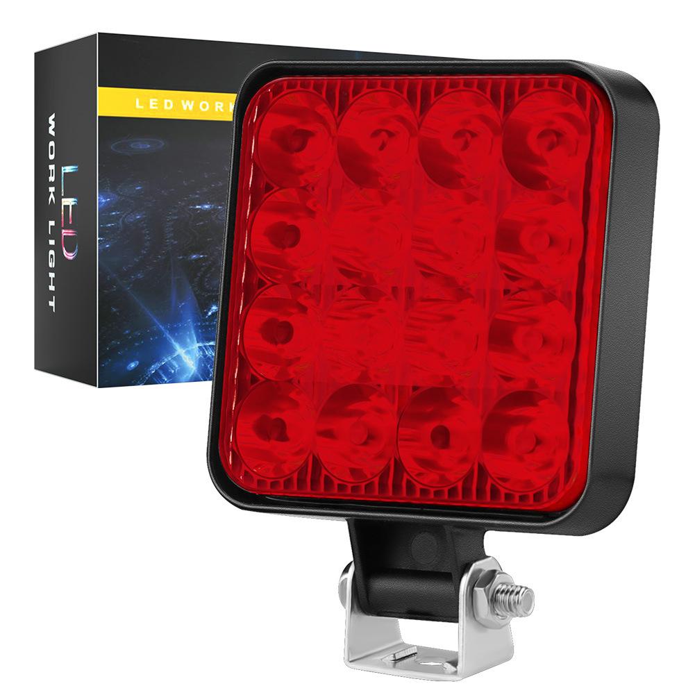 48W Car Work Light 12V Daytime Running Light Bar Offroad Spotlight Signal Lamp For Jeep Truck 4X4 Car SUV ATV Barra LED Headligh