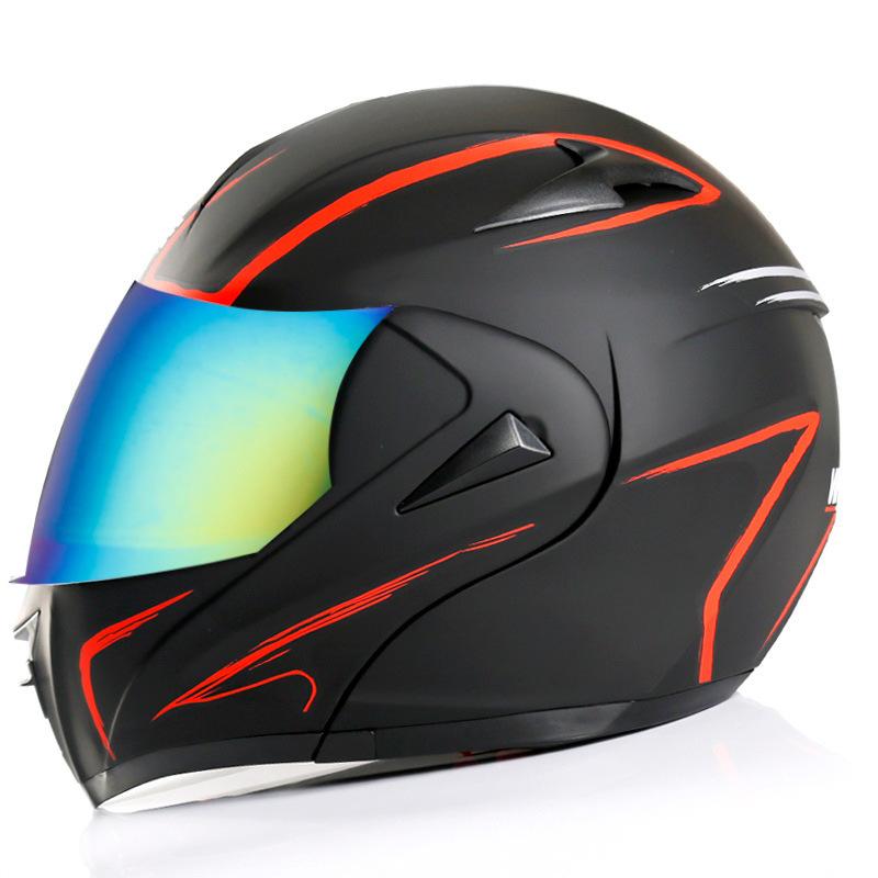 Cross-border Electric Motorcycle Male Helmet Electric Vehicle Helmet Female Face-off Helmet Full Helmet Four Seasons Motorcycle Safety Helmet