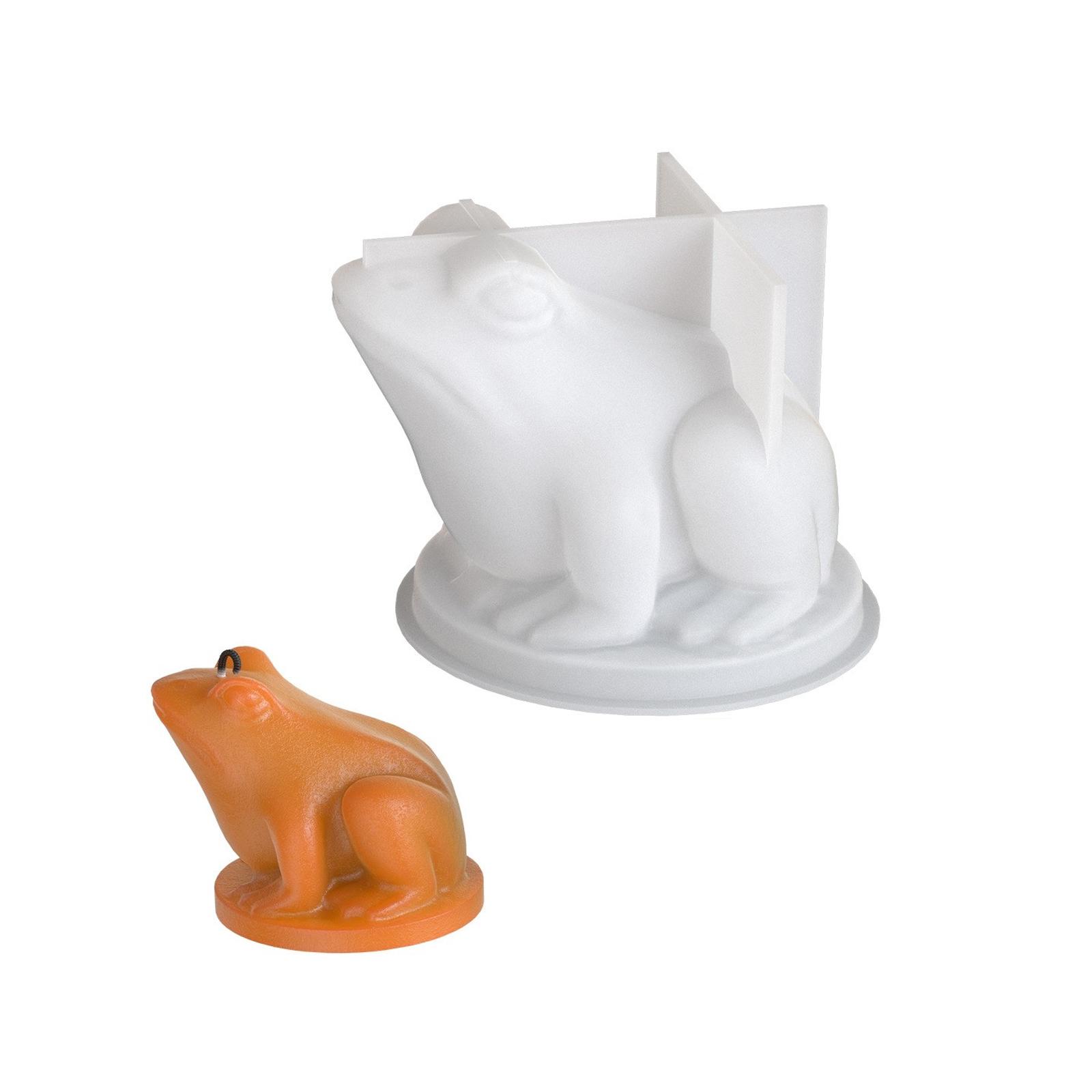 

Практичный Прочный Силиконовый Аксессуар для Формы для Подсвечников Лягушки Портативный для Подарков Ручной Работы и Домашнего Акцента