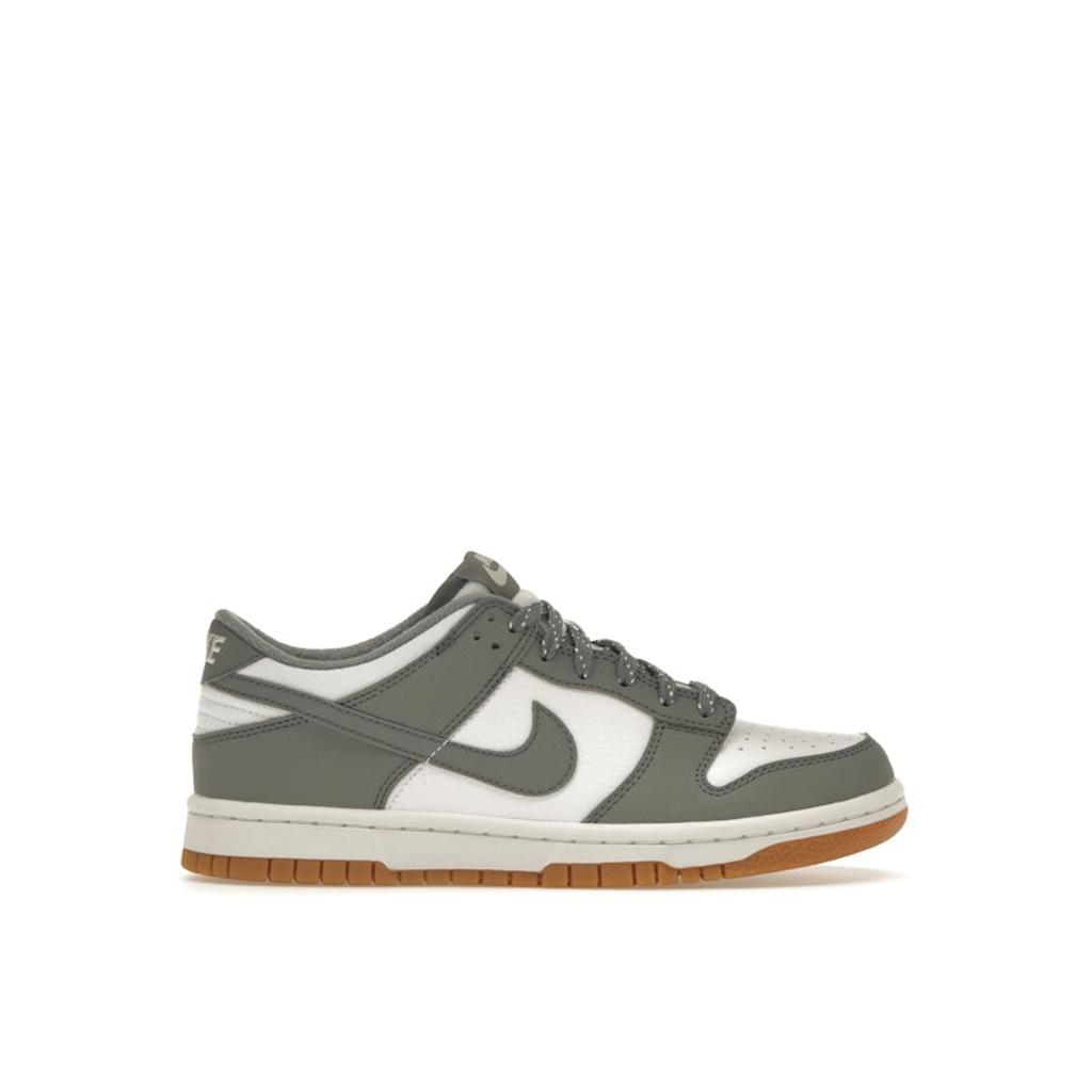 Nike Dunk Low GS Reflective Grey Kids Sneakers White Light-Iron-Ore Gum-Light-Brown FV0374-100