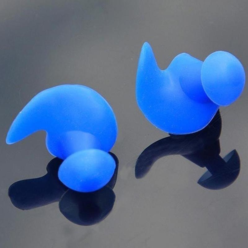 NEW Spiral Silicone Swimming Diving Screw Earplugs Waterproof RF