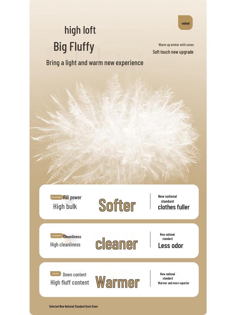 XueZhongFei Women's Warm Cuffed Down Pants