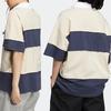 Adidas Tanabata Cartoon Stripe Polo Shirt - Originals Unisex Tops Beige HR3467
