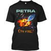 Petra On Fire! American Hard Music Graphic Retro Vintage Logo Men's T-Shirt