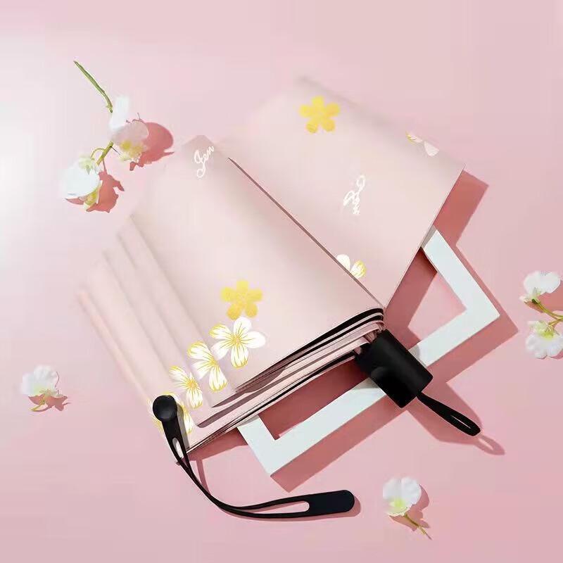 Автоматический трехскладной зонт Hongye с защитой от УФ-лучей