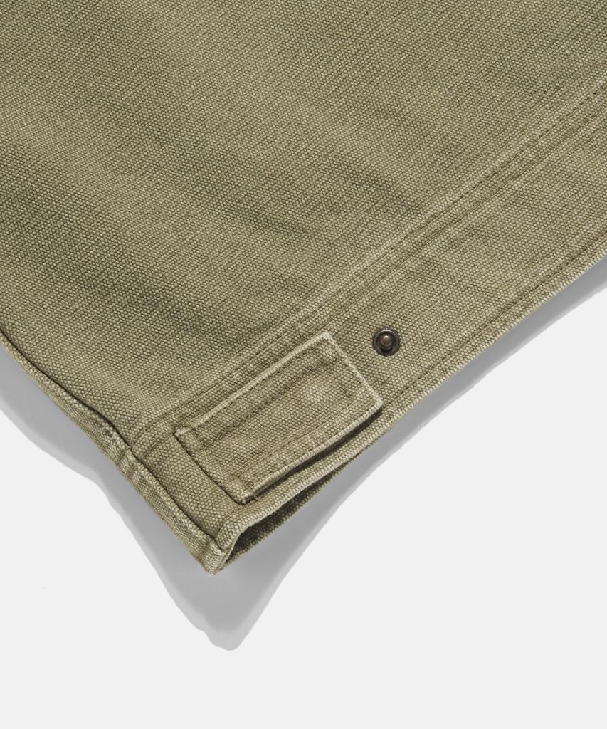 Espionage Ray Canvas Work Parka Khaki Beige