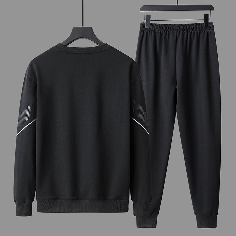 Men's Fashion Sports Hoodie Two-Piece Set - Autumn/Spring Casual Suit