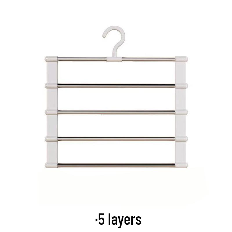 Multifunctional Anti-slip Folding Stainless Steel Trouser Rack