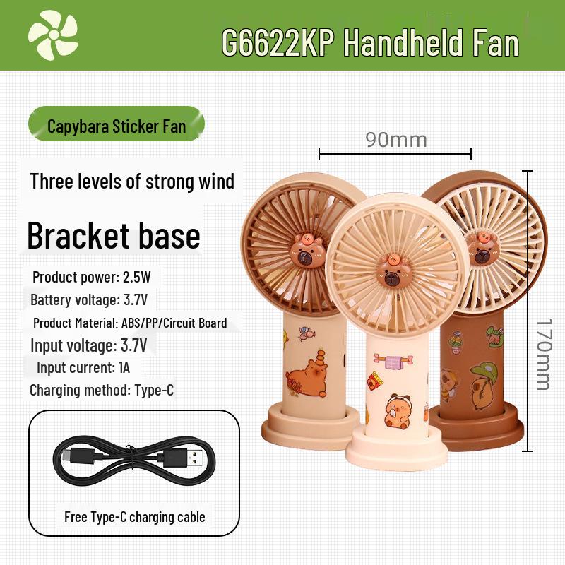 

Buddha Dolphin USB Rechargeable Portable Fan - Compact Handheld Design for Summer, Ideal for Students and Outdoor Use. Random Color
