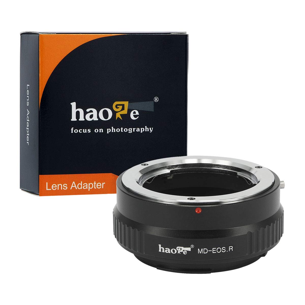 

Haoge Manual Lens Mount Adapter for Minolta MD Lens to Canon RF Mount including Canon EOS R R5/R6 Cameras,