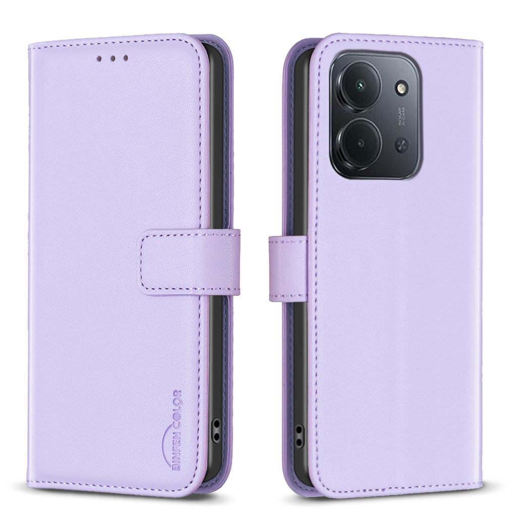 For Xiaomi Redmi 15C 5G/15C 4G (173mm) Phone Case BINFEN COLOR BF17 Wallet Folio Flip Leather Cover