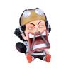 14 Styles Anime One Piece Zoro Luffy Sanji Sitting Figure Playthings Robin Nami Brook Chopper 8.5CM PVC Q Version Car Decoration Model