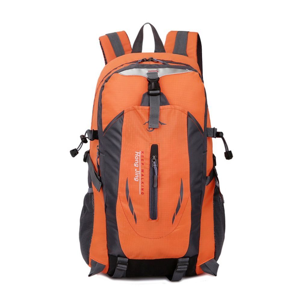 

40L Large Capacity Bag Large Waterproof Backpack Camping Walking Hiking Outdoor Travel Rucksack Durable Nylon помаранчевий