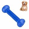 TPR Dog Chew Toy Dumbbell Shape Cooling Dog Toy Bite Tough Dog Teething Toy  Teeth Cleaning