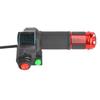 1 Pair Universal LED Voltage Display Twist Throttle for 12?99V Electric Bike Scooter