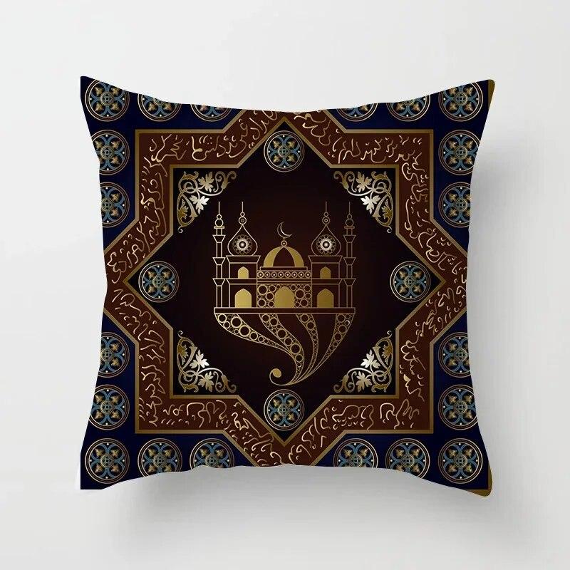 2024 Eid Mubarak Mājas Dekora Spilvendrānas Islāma Ramadan Dekors Mošeja Musulmaņu Spilvendrānas Dāvana