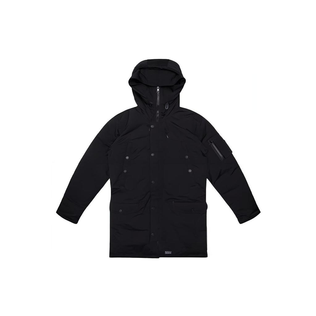 Levis Loose Casual Hooded Denim Down Jacket Men Jacket Black 27673-0009