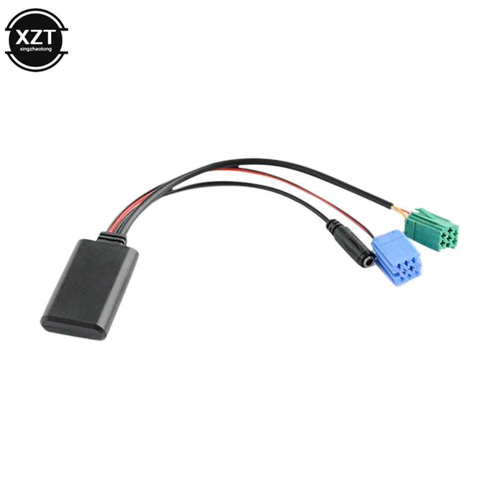 New Car Bluetooth-Compatible 5.0 Aux Cable Mic Handsfree Mobile Phone Free Calling Adapter For Renault Megane 2 UpdateList Radio