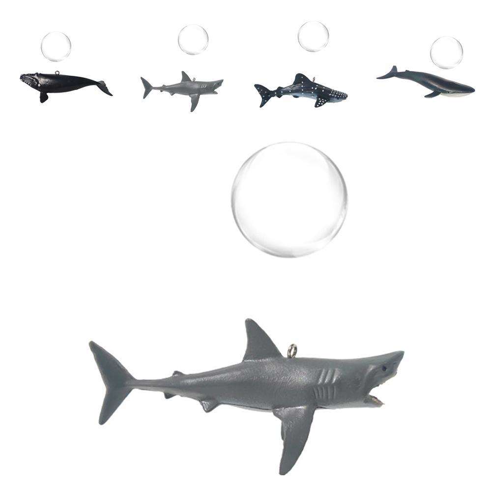 Aquarium Ornament, Floating Fish Tank Decorations, Resin Simulated Shark Blue Whale Underwater World Aquarium Ornament For Seawater And Freshwater