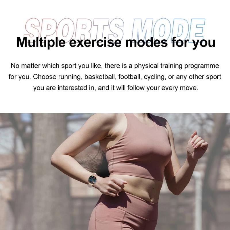 2025 Ny Dame Mote Smartklokke Kvinner AMOLED HD-skjerm GPS Puls Bluetooth-anrop Vanntett Utendørs Smartklokke for Xiaomi