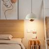 Scandinavian minimalist style bedroom bedside small chandelier creative lift function hand swept open light restaurant chandelie