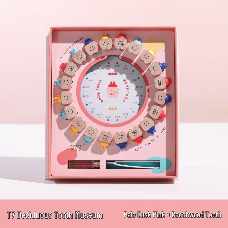 Children's Tooth Storage & Keepsake Box: Boy/Girl Baby Tooth Collection