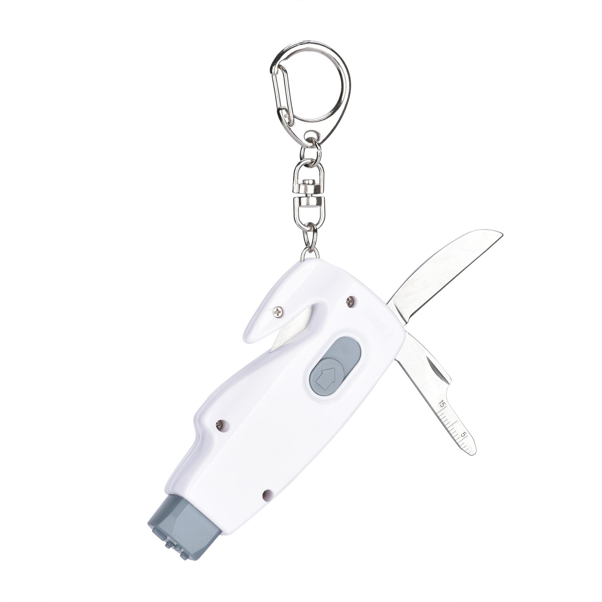 

Portable Multifunctional Car Safety Hammer: Quick Glass Breaker & Escape Tool белый