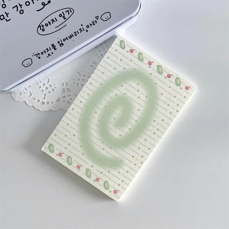 50Sheets Cartoon Cute Notebook Kawaii Tearable Message Note Pad Portable Non-Sticky Notepad Student Stationery Office Supplies