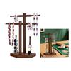 Stable Wood Holder for Jewelry Display of Rings and Necklaces Easy to Use Sports Memorabilias Holder