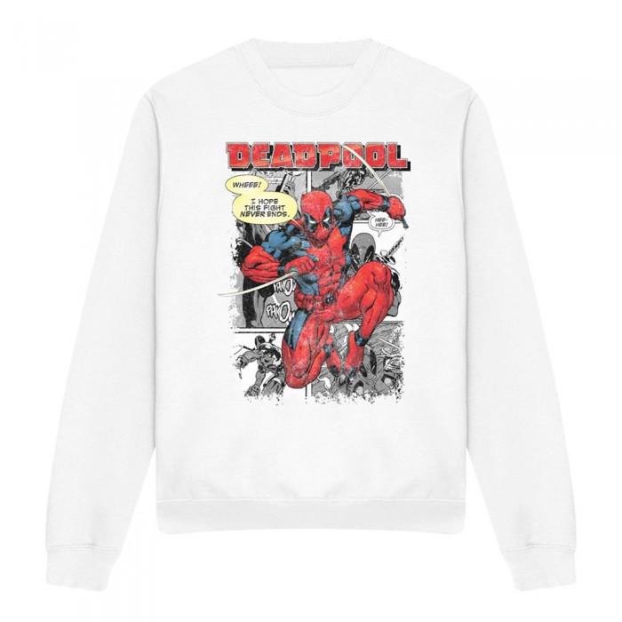 Deadpool Unisex Adult Comic Strip Sweatshirt