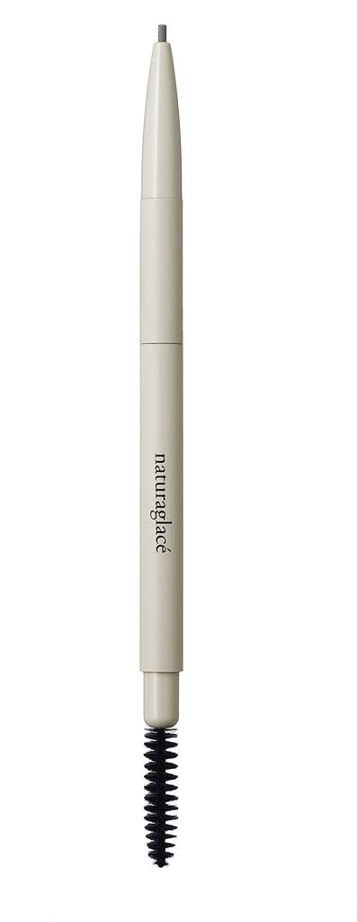 Natural Glass Eyebrow Pencil 01 with Brush (Olive Gray)