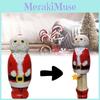 Whimsical Colorful Santa Puppet Beautifully Crafted From Beech Wood For Festive Fun
