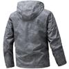 Men's Trendy Camouflage Windbreaker: Spring/Autumn Loose Fit Jacket with Detachable Hood for Casual or Workwear.