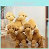 Schattige Cartoon Kameel Pluche Speelgoed Sleutelhanger Zacht Knuffeldier Reisaccessoire