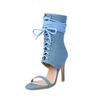 Women's Cool Boots Style Strap Stiletto Strap Plus Size 34-48 Women's Shoes