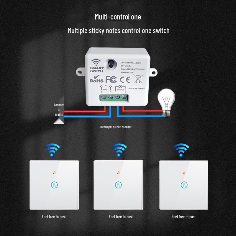 Graffiti Smart WiFi Touch Switch with APP & Alexa Voice Control