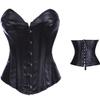 Women Sexy Palace Style Pu Leather Corset Body Shaper Intimate Lingerie