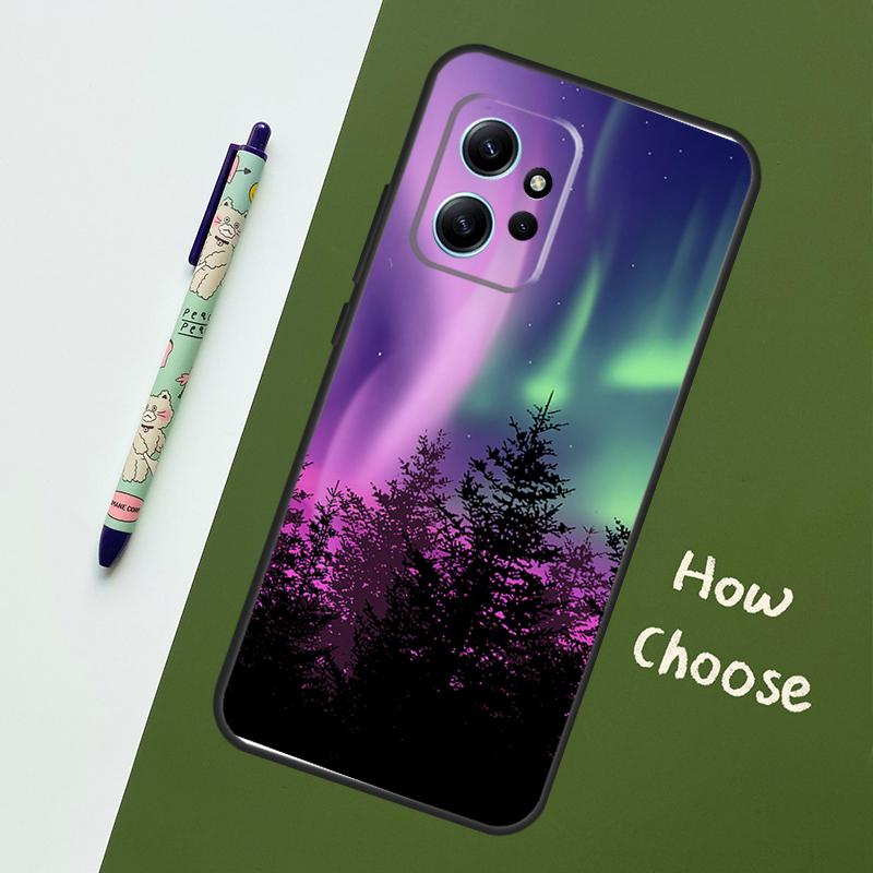 Northern Lights Case For Xiaomi Redmi Note 13 11 9 10 12 14 Pro 11S Cover For Redmi 15 14C 10C 13C 12C 15C