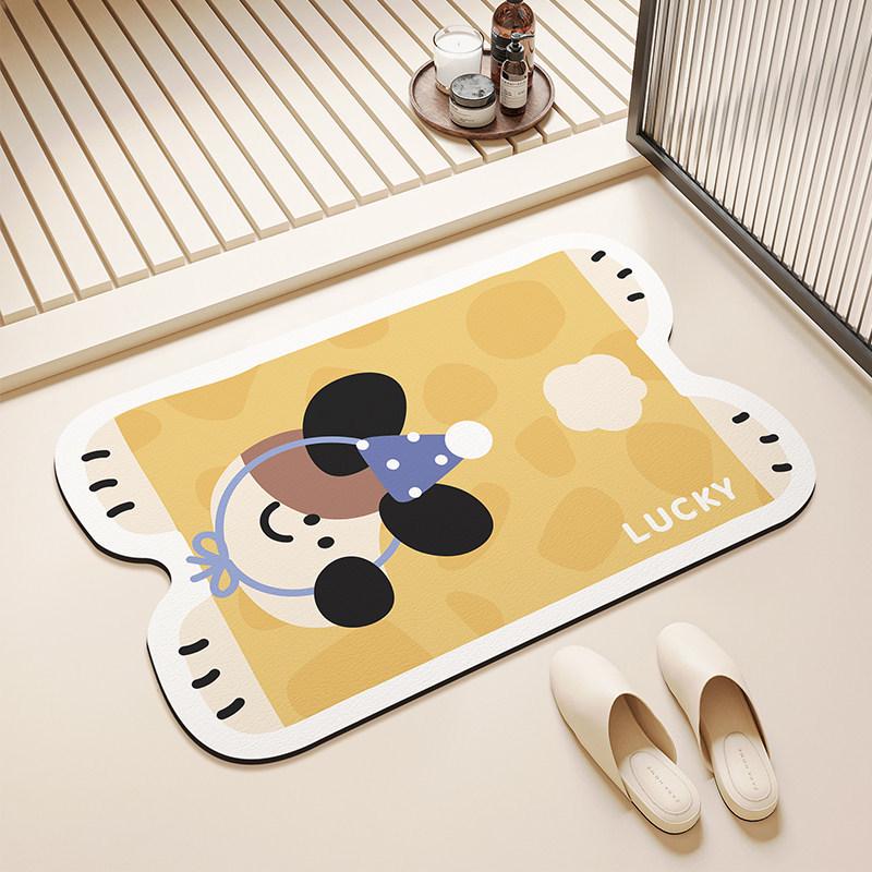 Super Absorbent Quick-Dry Non-Slip Bathroom Floor Mat