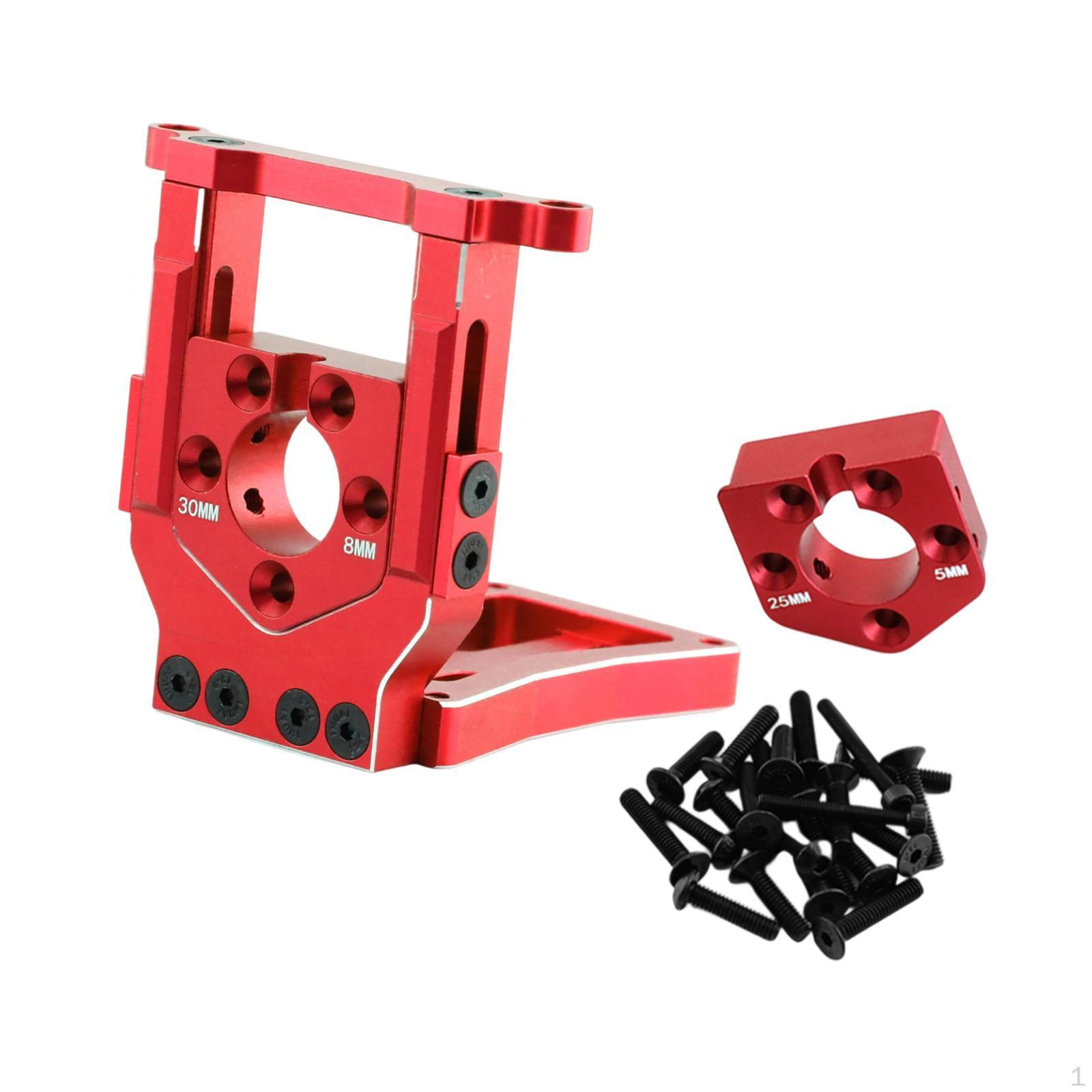 

Кріплення двигуна для радіокерованої машини, сидіння, алюмінієвий сплав, легка установка, модифікація, швидке розбирання Red