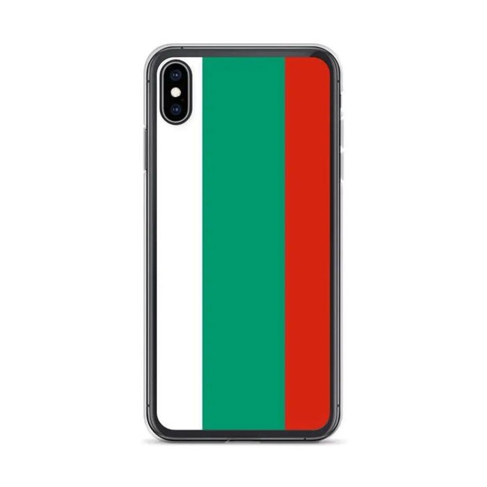 Funda iPhone - Drapeau Bulgarie - iPhone XS Max - Souple - Multicolor - TPU Transparente
