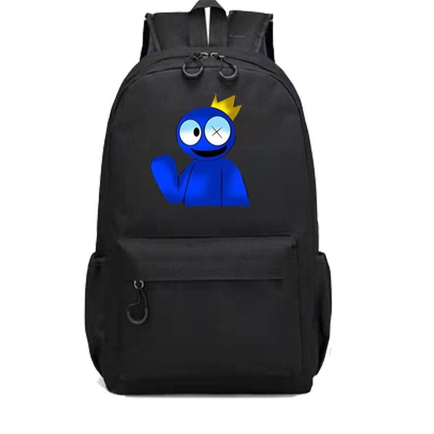 

Rainbow Friends Original Design Canvas Backpack For Children Medium Size 20-35l Capacity чёрный